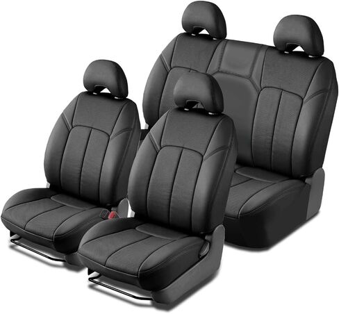 Clazzio 2020-2023 Toyota Tacoma Double Cab Power Driver Seat غطاء مقعد جلدي أسود in Kuwait