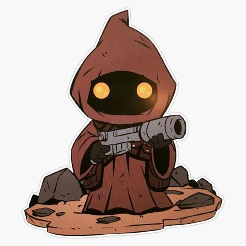 MAGNET Utini! Jawa Magnetic Vinyl Sticker Decal Magnet 5" in Saudi Arabia