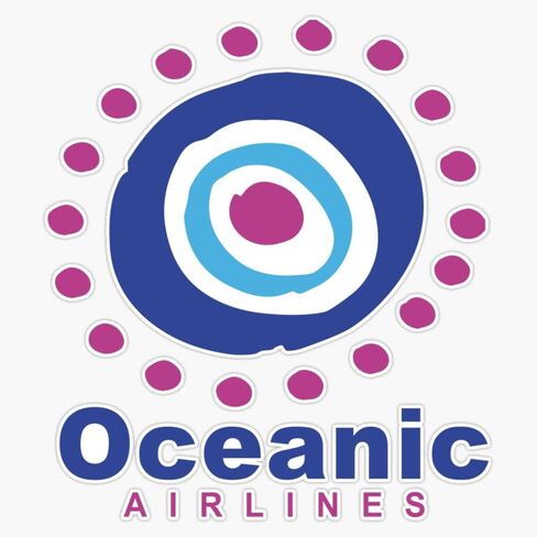 Oceanic Airlines : Inspired By Lost Vinyl Window Bumper Sticker Decal 5" in Saudi Arabia