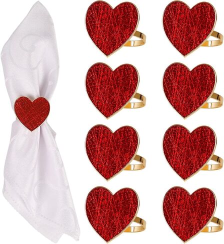 Easter Napkin Rings Set of 8, Wooden Bunny Napkin Ring, Handmade White Rabbit Napkin Ring Holders, Farmhouse Bunny Ear Set for Easter Day Dinner Parties Decoration in Saudi Arabia