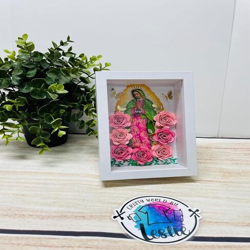 6 Pack 4x6 Shadow Box Frame Display Box, Small Wooden Frame Memory Display Box, 1.2-inch Deep Photo Display Box, Used for Dried Flowers, DIY Handicrafts, Souvenirs, Medals (White) in Kuwait