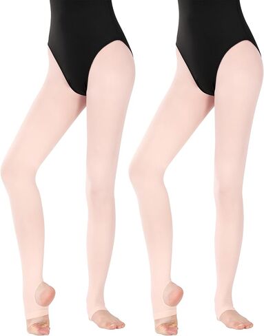 Dayrose Girls Womens Stirrup Tights, 60D Ultra Soft Stretchy Dance Tights for Ballet, Gymnastics, Skating, School in Saudi Arabia