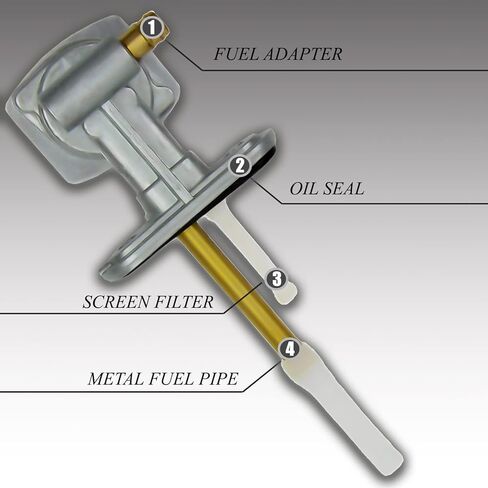 مفتاح بديل للوقود بيتكوك متوافق مع Yamaha YFB250 Timberwolf Carriers 1996 YFM600 Grizzly 1998-2001 TTR225 250 2001-2006 OEM 21V-24500-20-00، 23F-24500-01-00، 23F-24500-10-00 in Kuwait