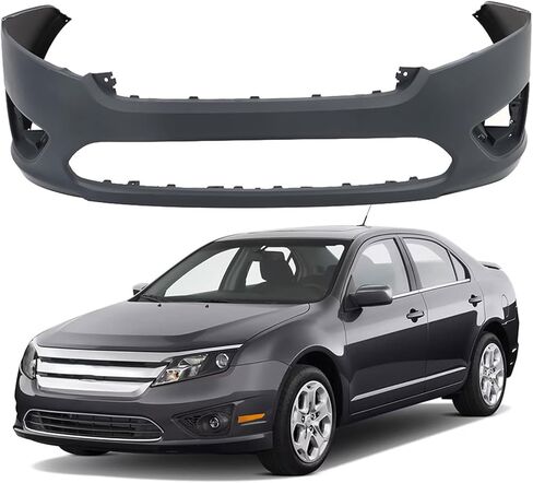 Front Primed Bumper Cover Fascia Replacement for Fusion 2010 2011 2012 FO1000650 AE5Z17D957BAPTM in Saudi Arabia