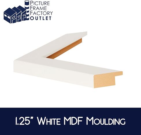 PFF 19.25x26.625 بوصة - ملف جانبي أبيض ممتاز 1.25 بوصة - إطار صورة للأعمال الفنية والألغاز والصور والشهادات in Kuwait