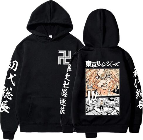 بلوفر بغطاء للرأس مطبوع ثلاثي الأبعاد من Cosplay Life Tokyo، بلوفر بقلنسوة لشخصية الهالوين Merch Anime للبالغين من الجنسين in Saudi Arabia