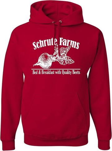 wild custom apparel Schrute Farms Pop Culture Graphic Mens Hoodies in Saudi Arabia