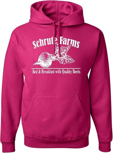 wild custom apparel Schrute Farms Pop Culture Graphic Mens Hoodies in Saudi Arabia