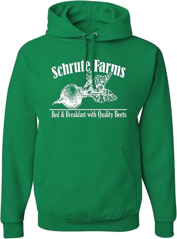 wild custom apparel Schrute Farms Pop Culture Graphic Mens Hoodies in Saudi Arabia