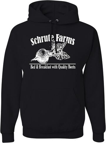 wild custom apparel Schrute Farms Pop Culture Graphic Mens Hoodies in Saudi Arabia