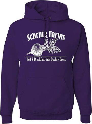 wild custom apparel Schrute Farms Pop Culture Graphic Mens Hoodies in Saudi Arabia