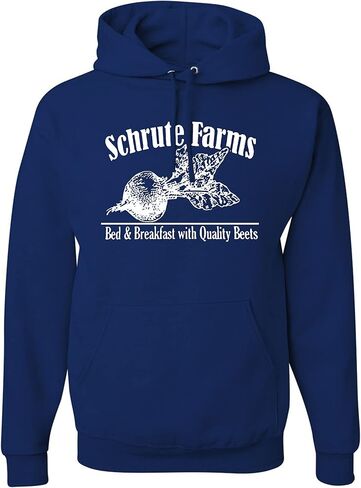 wild custom apparel Schrute Farms Pop Culture Graphic Mens Hoodies in Saudi Arabia