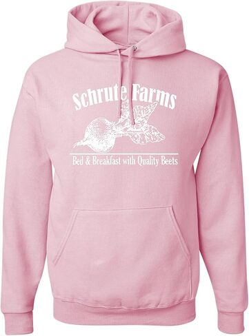 wild custom apparel Schrute Farms Pop Culture Graphic Mens Hoodies in Saudi Arabia