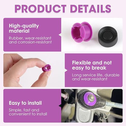 قطعتان من جلبة كابل نقل الحركة، مجموعة إصلاح وصلة النقل، 141607 مناسبة لهيونداي كيا نيسان سوزوكي شيفروليه هوندا تويوتا مشبك جلبة ناقل الحركة in Kuwait