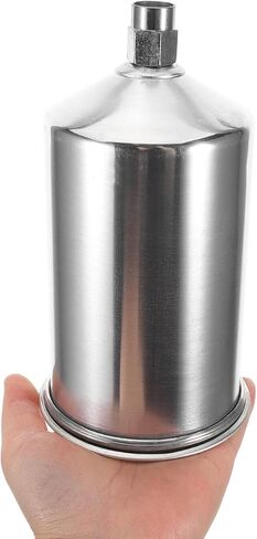 Spray Paint Accessories - Aluminum Paint Spray Pot with Internal and External Thread Lightweight Design for Efficient Home and Industrial Use Compatible with Various Devices in Saudi Arabia
