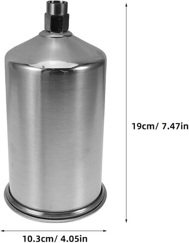Spray Paint Accessories - Aluminum Paint Spray Pot with Internal and External Thread Lightweight Design for Efficient Home and Industrial Use Compatible with Various Devices in Saudi Arabia
