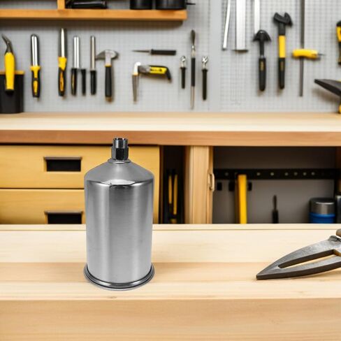 Spray Paint Accessories - Aluminum Paint Spray Pot with Internal and External Thread Lightweight Design for Efficient Home and Industrial Use Compatible with Various Devices in Saudi Arabia