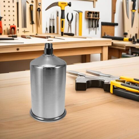 Spray Paint Accessories - Aluminum Paint Spray Pot with Internal and External Thread Lightweight Design for Efficient Home and Industrial Use Compatible with Various Devices in Saudi Arabia