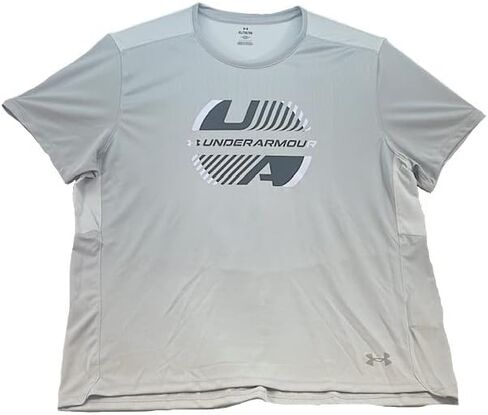 Under Armour Men's Speed Stride 2.0 Run SS Loose Grey Short Sleeve Shirt XL in Saudi Arabia