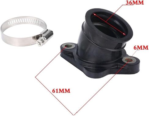 Motorcycle Rubber Adapter Inlet Intake Pipe For 250cc CB250 Dirt Bike Motocross Modified PWK 28 30mm Carburetor in Kuwait