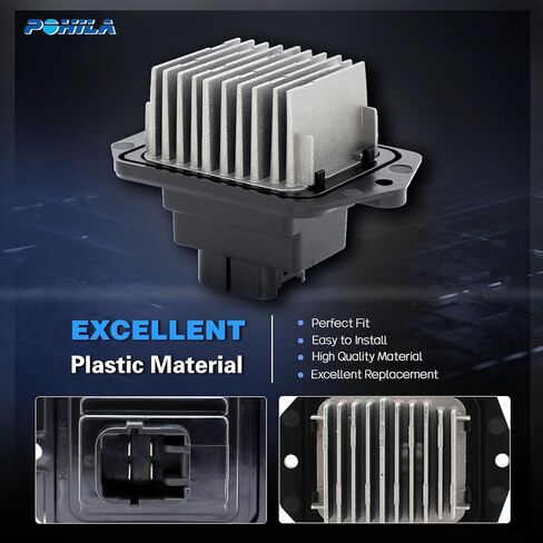 مقاوم محرك منفاخ POHIAL HVAC متوافق مع Honda CR-V 2012-2016، Civic 2012-2015، Accord 2013-2017، Acura RDX 2013-2018، ILX 2020 L4 2.4L، ILX 2013-2019، استبدال # 79330TR0A01 in Saudi Arabia