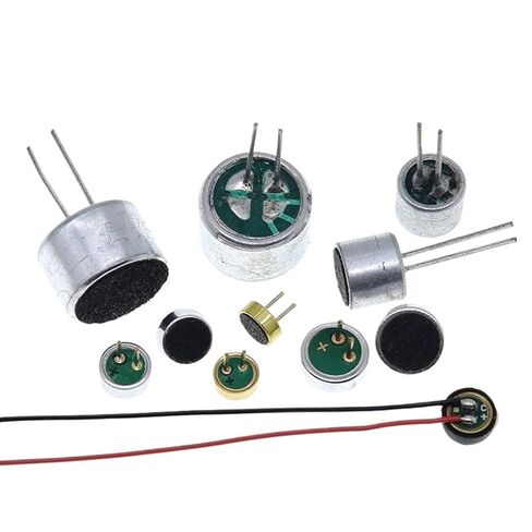 10 PCS/LOT 9x7mm 9767 6x5mm 6050 6x2.2mm 6022 4.5x2.2mm 4522 4x1.5mm 4015 Microphone Electret Microphone with 2 pin Pick-up(6x5mm Microphone) in Saudi Arabia