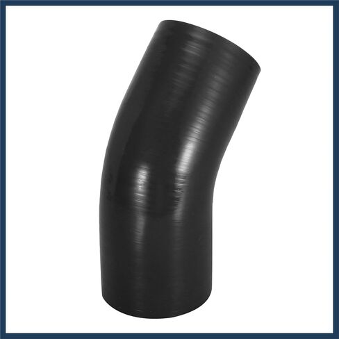 76mm 3" ID 45 Degree Elbow Silicone Reducer Hose Silicone Hose Coupler Intercooler Tube Black for Car Intercooler Intake Piping Stylish Design in Saudi Arabia