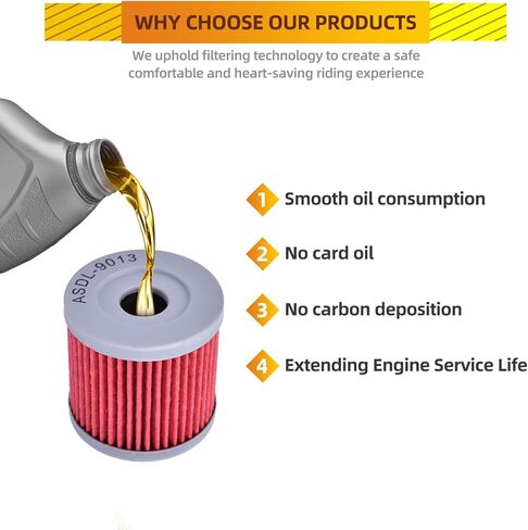 139 فلتر زيت 16510-37440 لسوزوكي DRZ400 DR-Z400E DR-Z400S DR-Z400 SM LT-Z400 LT-R450 KFX400 HF139 KN-139 in Saudi Arabia
