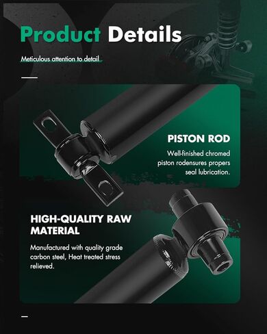SCITOO - Rear Shock Absorber for Honda Fits 2009 2010 2011 2012 2013 2014 2015 for Honda Pilot Shocks 37339 Struts - 2Pc Set in Saudi Arabia