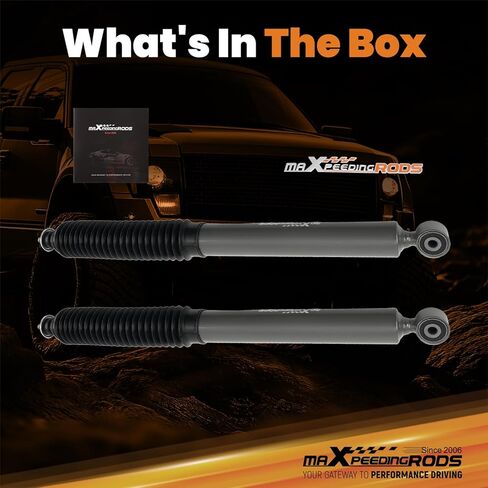 صدمات خلفية maXpeedingrods 2.5-5.5 بوصة لسيارة Toyota Tacoma 2005-2023 2WD 4WD, G1 Series صدمات ممتدة مطورة in Saudi Arabia