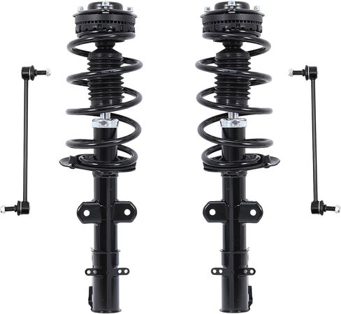 MOSTPLUS 6PCS Front Struts & Sway Bar Links Kit Compatible for 2008-2020 Dodge Grand Caravan, 2008-2016 Chrysler Town And Country Excluding Models with Nivomat Rear Suspension 171128 K7258 437290 in Saudi Arabia