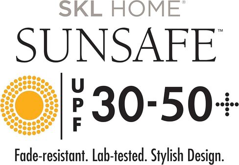 SKL Home SUNSAFE زوج ستائر مرشحة لضوء المطر، 40 بوصة × 95 بوصة، حزمة واحدة، إكرو in Saudi Arabia