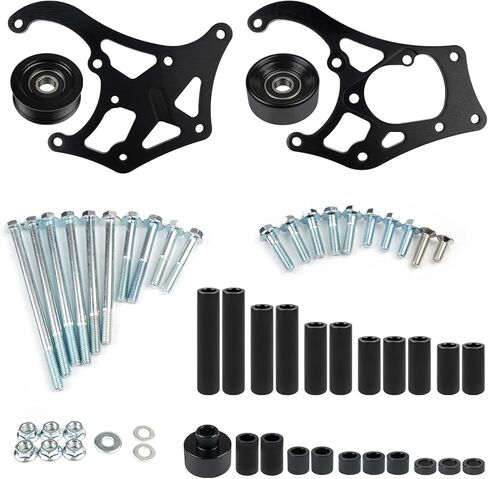 طقم دعامة ضاغط مكيف الهواء LS لـ Sanden 508 LSX AC LS1 LM7 LR4 LQ4 L59 LQ9 LM4 L33 L92 L76 LY2 LY5 LY6 LC9 LH8 LMG L98 L99 L96 LC8 (أسود) in Kuwait