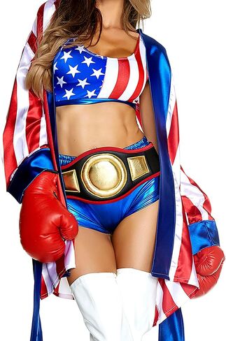 Forplay womens Get 'Em Champ Sexy Boxer Costume in Saudi Arabia