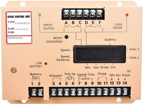 FSK639D-A Electronic Speed Control Unit Governor Version of FSK639D Generator spare parts in Saudi Arabia