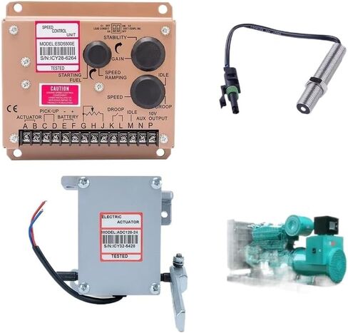 المحرك ADC120 مولد الحاكم 1 مجموعة ADC120 المحرك 3034572 لاقط الاستشعار ESD5500E سرعة التحكم (12 فولت) in Saudi Arabia