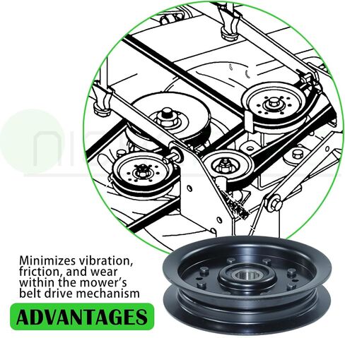 2 حزمة 132-4718 بكرة يستبدل Toro eXmark 1-603843 بكرة المهمل المسطحة 116-3626، 132-7543، E603843 لتورو Z147، Z153، Z149، Z150، X4850، X5450، XS5450، XS4850، ZX5400، ZX4800، ZX4820 الطوابق in Kuwait