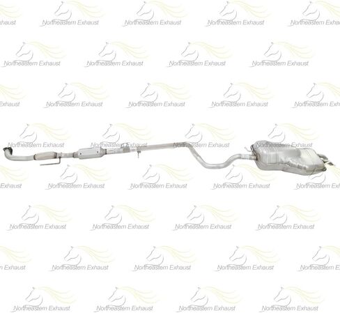 مجموعة العادم الحفاز والأنابيب المتوسطة وكاتم الصوت المتوافقة مع 1999-2004 Volkswagen Beetle 1.9L | معتمدة من وكالة حماية البيئة | ستانلس ستيل | العادم الشمالي الشرقي | قطع غيار السيارات in Saudi Arabia