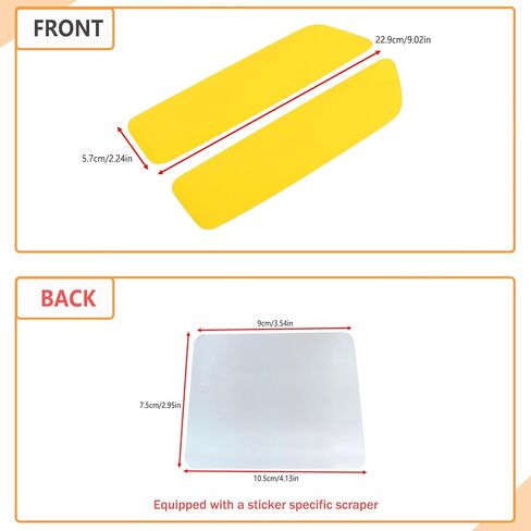 Aunginsy Front Fog Light Tint Film Trim متوافق مع Nissan Frontier 2022-2025، لوحة مصباح الضباب الأمامي للسيارة ملصقات فينيل مسبقة القطع ملصق زخرفي تراكب ملحقات حماية شفافة صفراء in Saudi Arabia