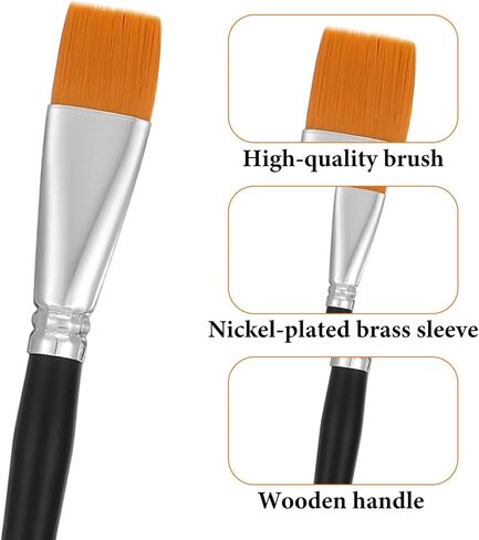 6PCS Face Paint Brush Set, Artist Brushes Aesthetic Pastel Artist Paintbrushes for Body Face Painting Acrylic Watercolor Oil Gouache Halloween Cosplay Party Makeup Kit in Saudi Arabia