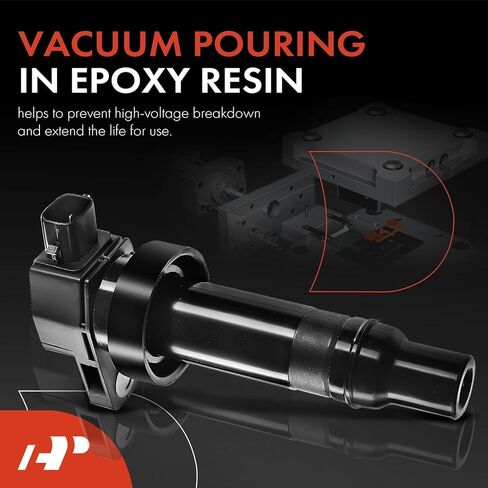 A-Premium Ignition Coil Pack Set of 4 Compatible with Kia Soul 2010 2011 L4 1.6L 27301-2B010 in Kuwait