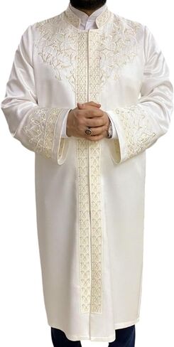 Lux Muslim Thobe, Jubba for Men | Prayer Robe for Man, Imam | Thawb, Jubbah, Kurta | Arab Outfits Wearing, Galabia Coat in Saudi Arabia