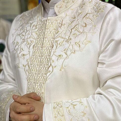 Lux Muslim Thobe, Jubba for Men | Prayer Robe for Man, Imam | Thawb, Jubbah, Kurta | Arab Outfits Wearing, Galabia Coat in Saudi Arabia