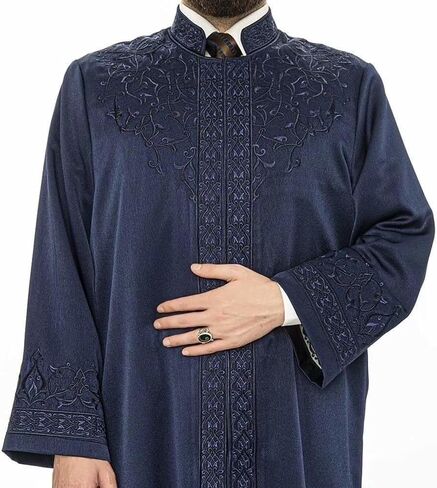 Lux Muslim Thobe, Jubba for Men | Prayer Robe for Man, Imam | Thawb, Jubbah, Kurta | Arab Outfits Wearing, Galabia Coat in Saudi Arabia