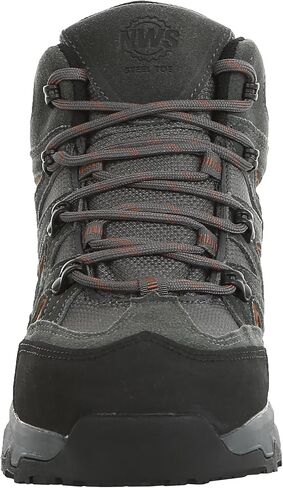 حذاء عمل Northside Snohomish Steel Toe - أحذية مقاومة للانزلاق للرجال - حذاء بناء مع واقي أصابع مطاطي مصقول ونعل أوسط مصبوب من مادة EVA - جزء علوي من الجلد السويدي والنايلون - حذاء بأصابع فولاذية in Saudi Arabia