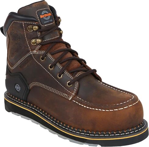 Northside NWS Men's Roanoke 6" Nano Toe Waterproof Goodyear Welt Non-Slip Safety Work Boots in Saudi Arabia