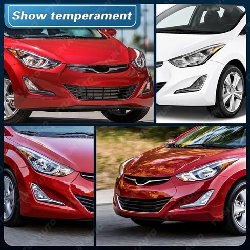 ترقية متوافقة مع 2014-2016 Hyundai Elantra SE/Sport/مصباح الضباب المحدود بدون مصابيح 92201-3X210 92201-3X210 (جانب السائق + الركاب) in Saudi Arabia