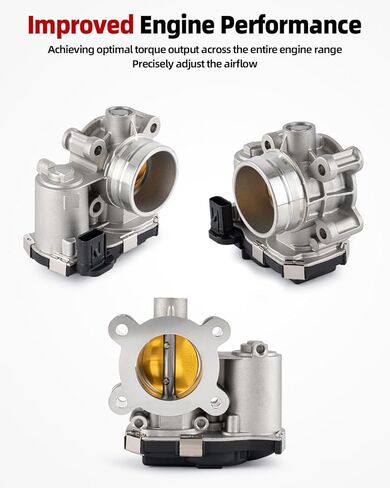 Electronic Throttle Body Compatible with 2017-2019 Chevy Cruze 2018-2022 Equinox 2016-2025 Malibu 21-22 Trax 18-22 GMC Terrain 16-19 Buick Encore L4 1.4L 1.5L 1.6L Replace 12671379 12659491 in Saudi Arabia