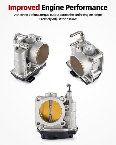 جسم خانق إلكتروني متوافق مع 2007-2012 Nissan Altima 2008-2013 Rogue 2007-2012 Sentra L4 2.5L استبدال 16119JA00A 16119JK20A TB1043 in Saudi Arabia