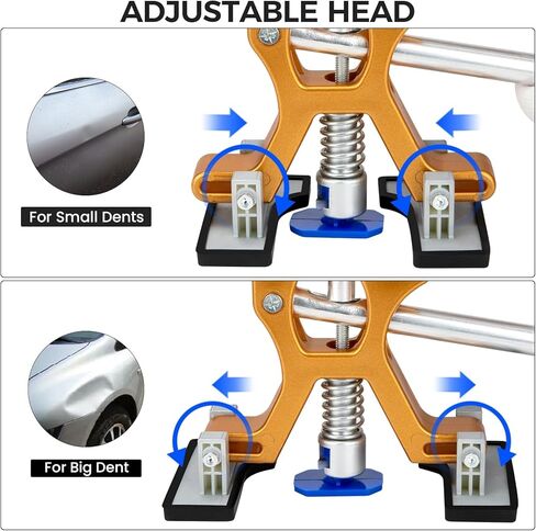 مجموعة أدوات سحب دنت السيارة، 56 قطعة من أدوات إزالة دنت السيارة، طقم إصلاح دنت السيارة قابل للتعديل، أداة سحب الجسور، أداة إزالة دنت لإصلاح السيارات وسيارات الدفع الرباعي والأضرار الناجمة عن البرد بنفسك in Kuwait